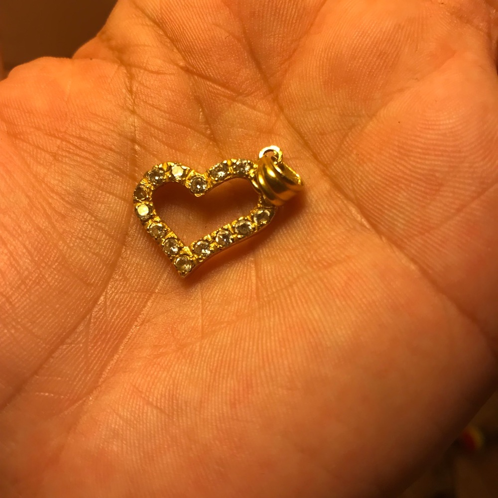 REAL GOLD HEART PENDANT
